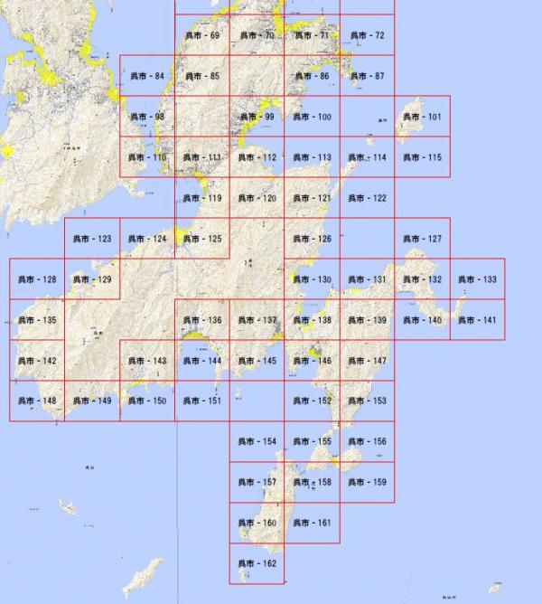 津波災害警戒区域位置図（呉市④）