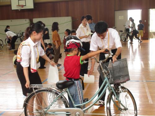 自転車の乗り方