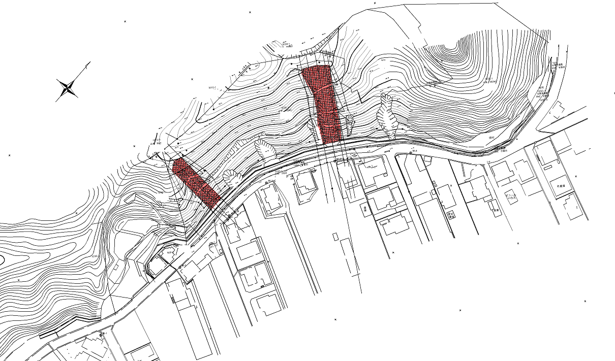 小平方地区　平面図