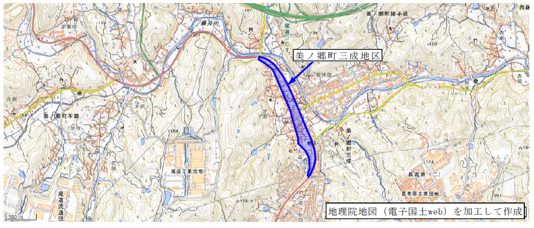 美ノ郷町三成地区