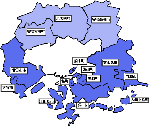 管内市町の図