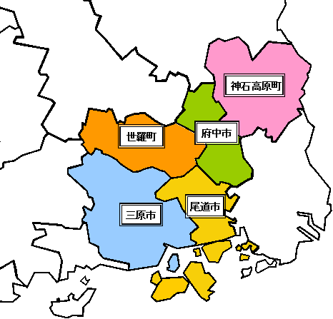 管内市町の図