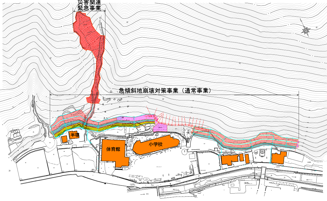 下仁賀地区　平面図　修正