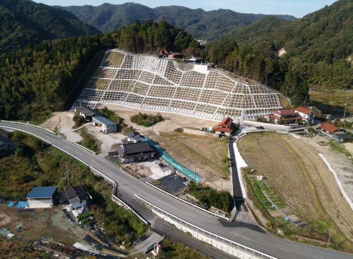 片山谷862地区　航空写真