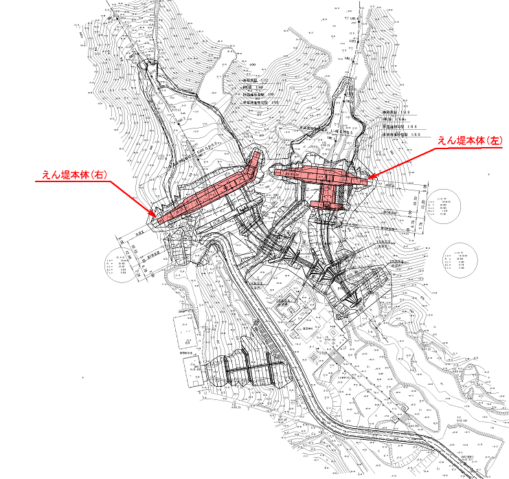 中条川　平面図（着色修正）