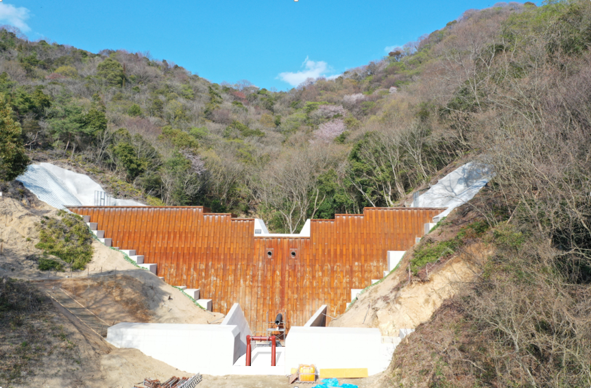 仮屋谷川　航空写真