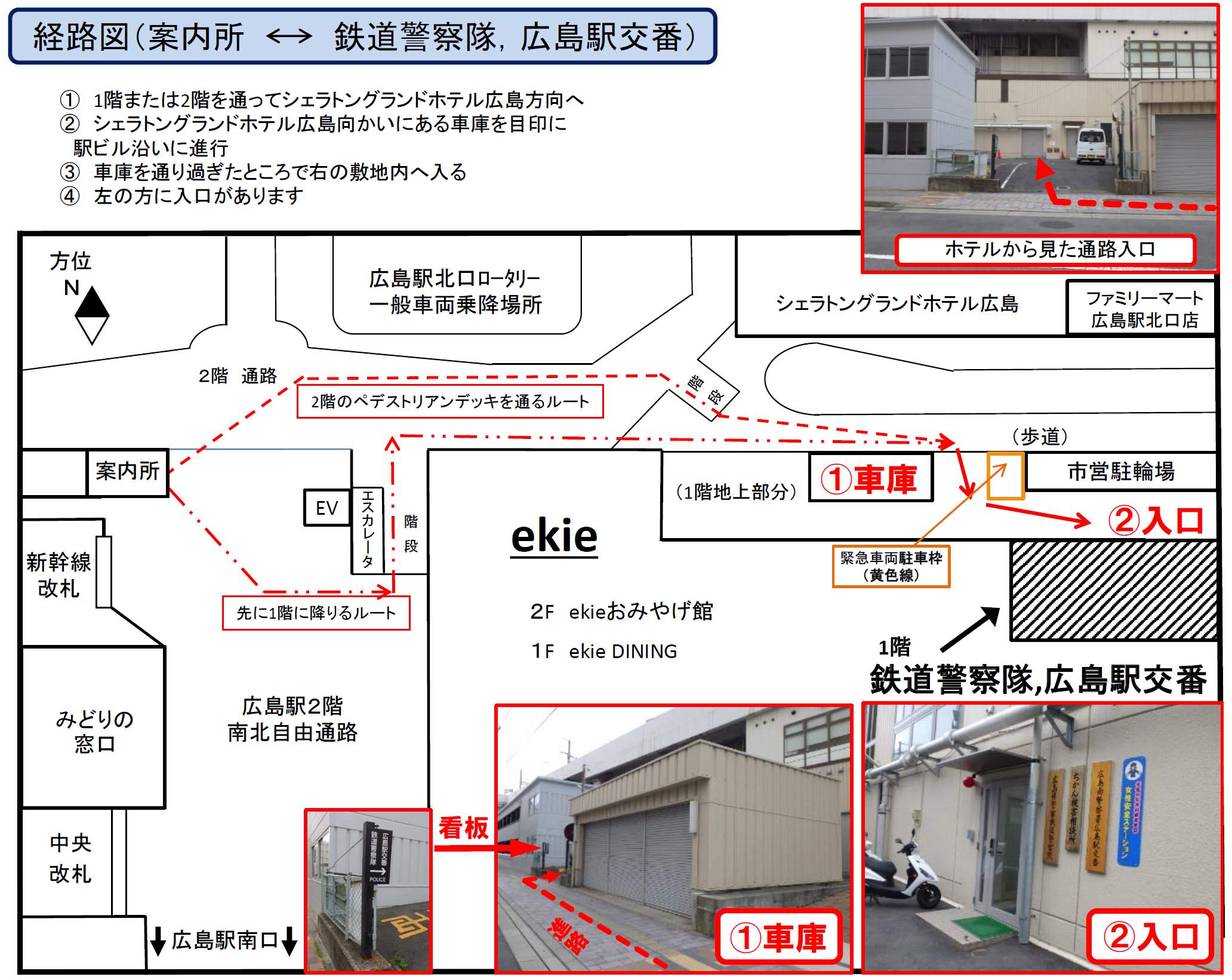 鉄道警察隊経路図