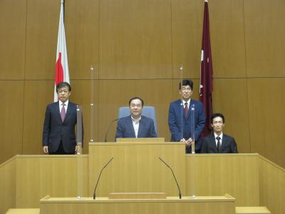 議長席集合写真１