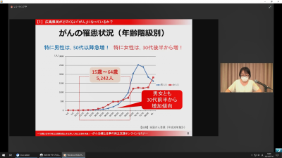 セミナー配信中の様子