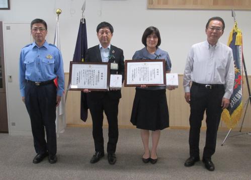 広島東警察署感謝状贈呈