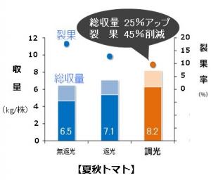 収量と果実品質について（トマト）