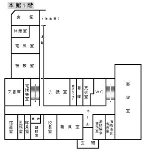 本館１階平面図
