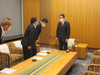 岸田首相面会