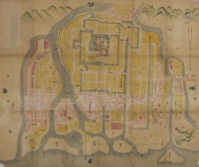 安芸国広島城図