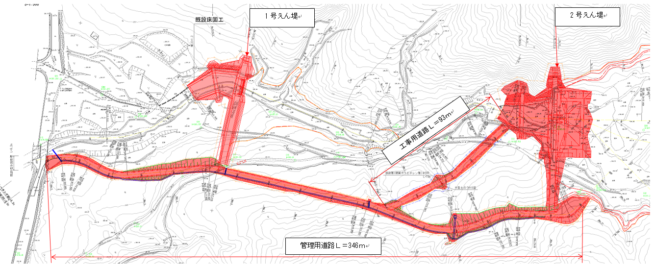 南城川　全体平面図