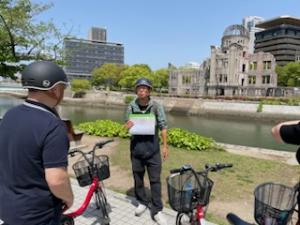 被爆建物を巡るサイクリングツアー