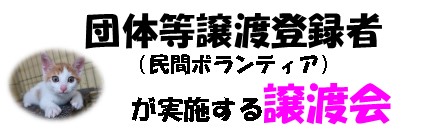 団体譲渡登録者の譲渡会