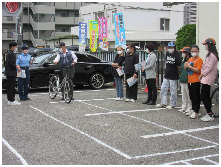 自転車教室の様子