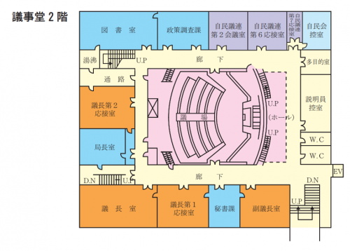 議事堂2階