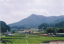 岳山全景の写真