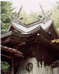 天満宮神社境内の写真