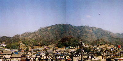 蓮華寺山全景の写真