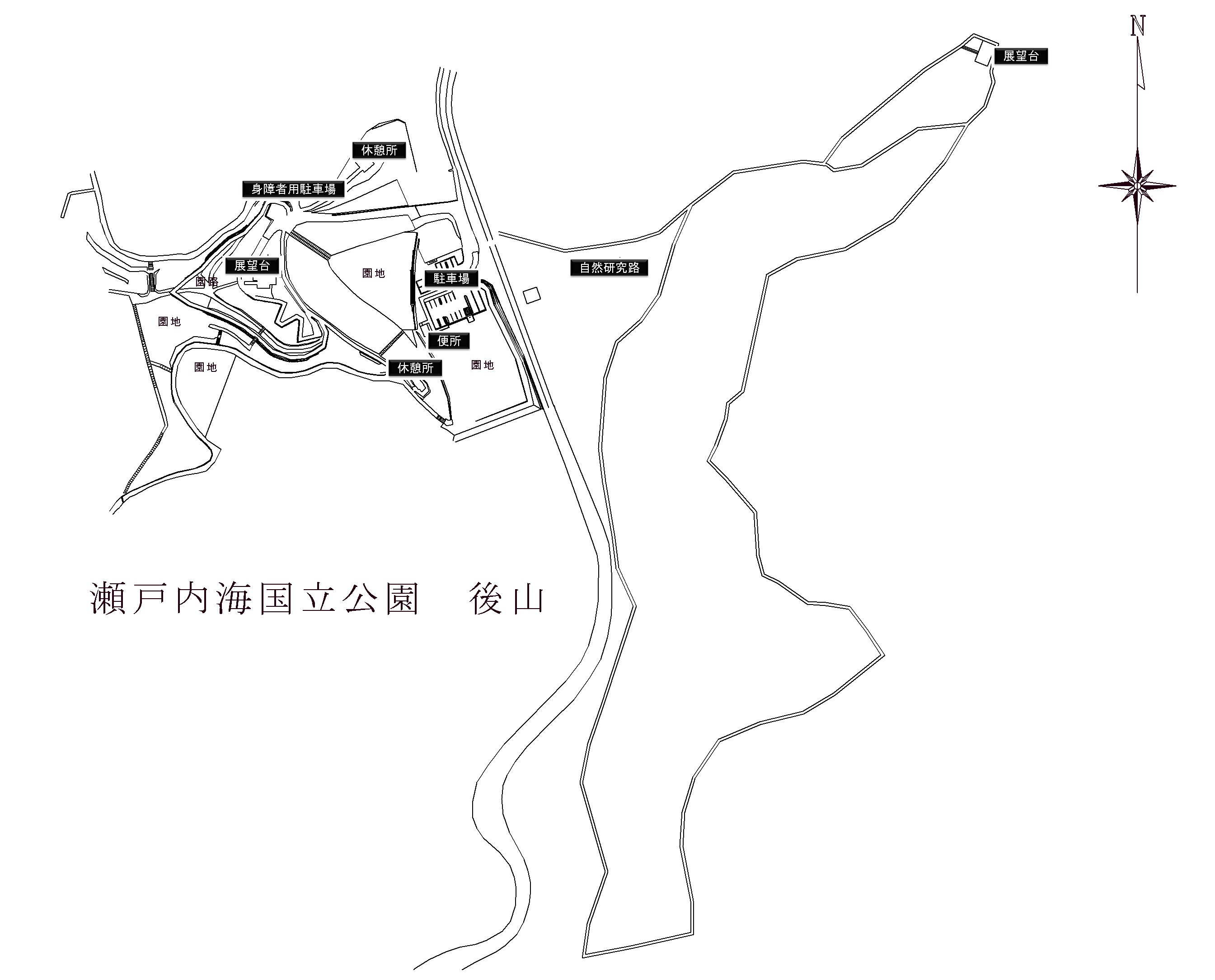 後山　位置図