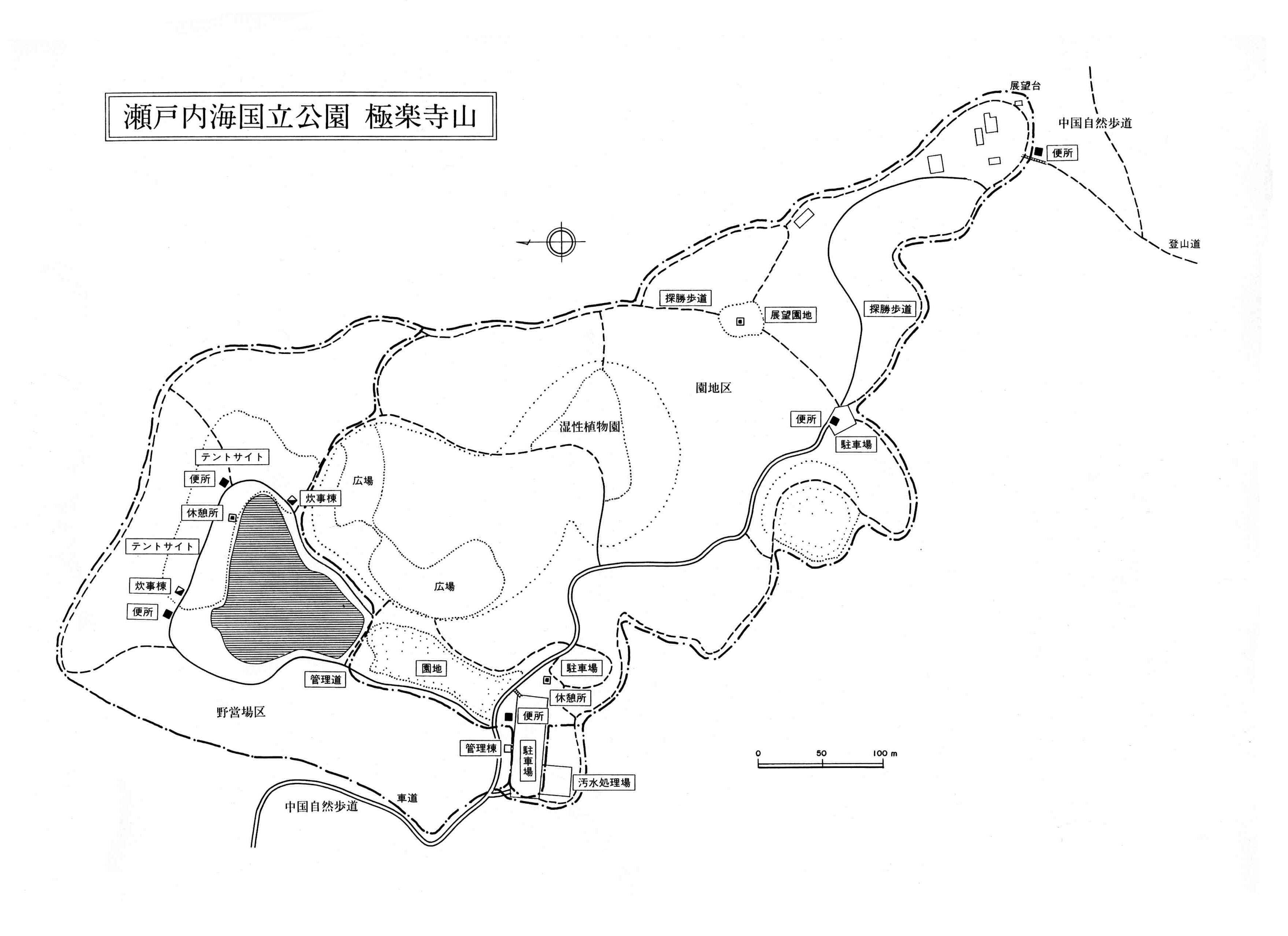 極楽寺山　位置図