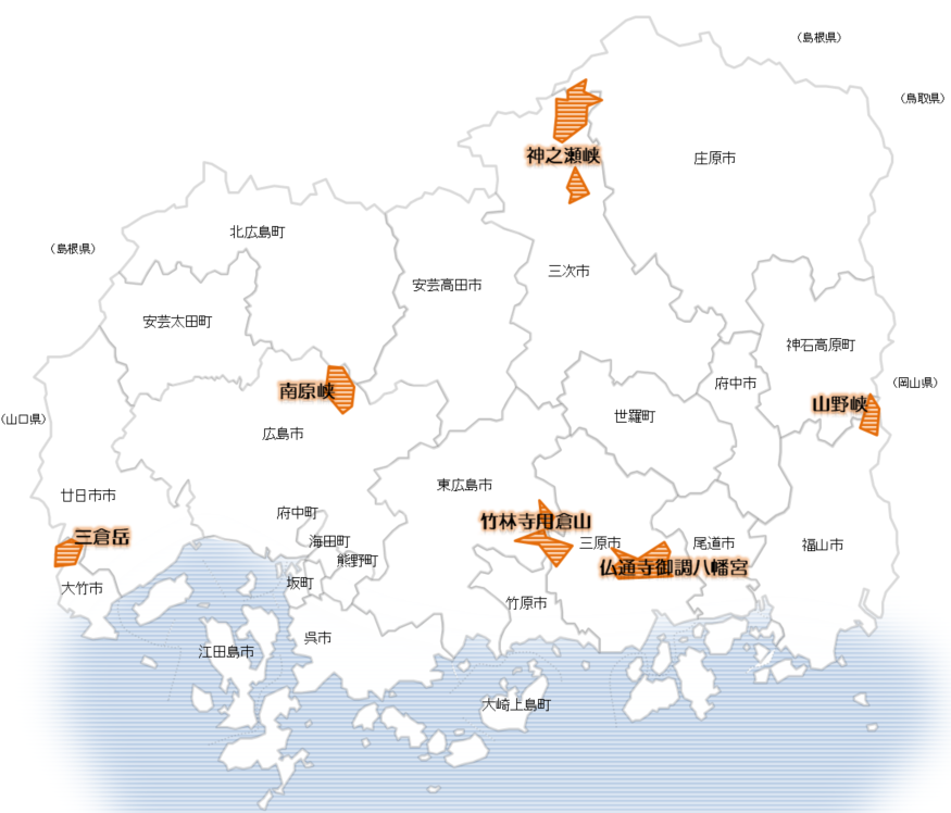 県立自然公園　配置図