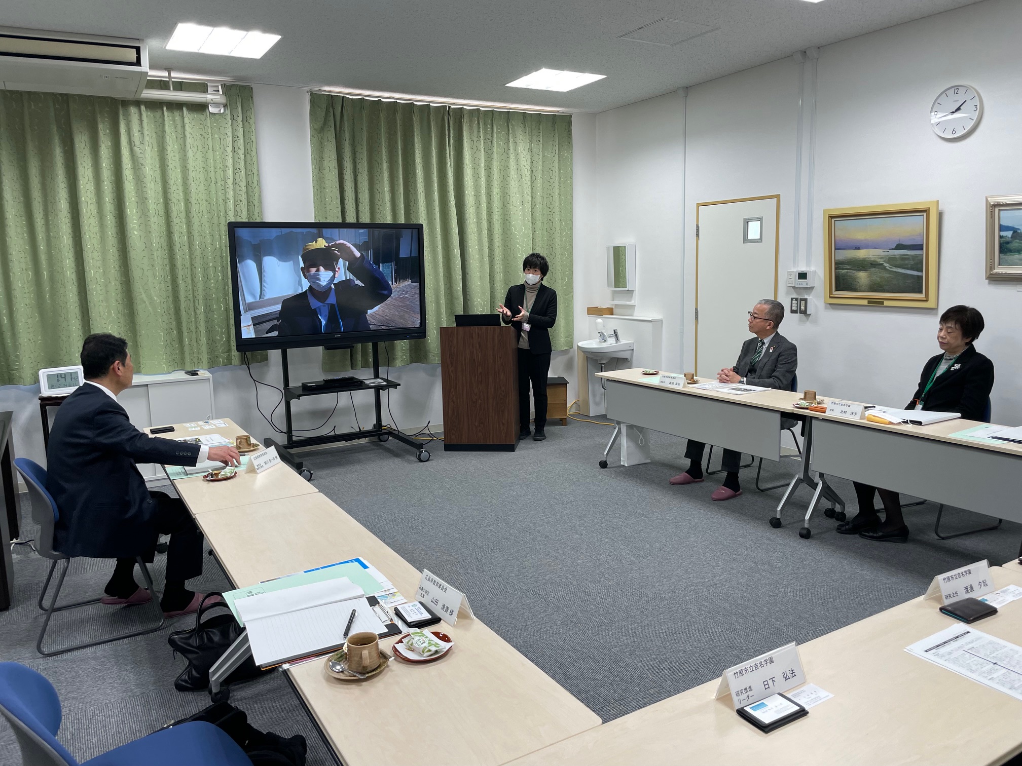 学校訪問のようす１
