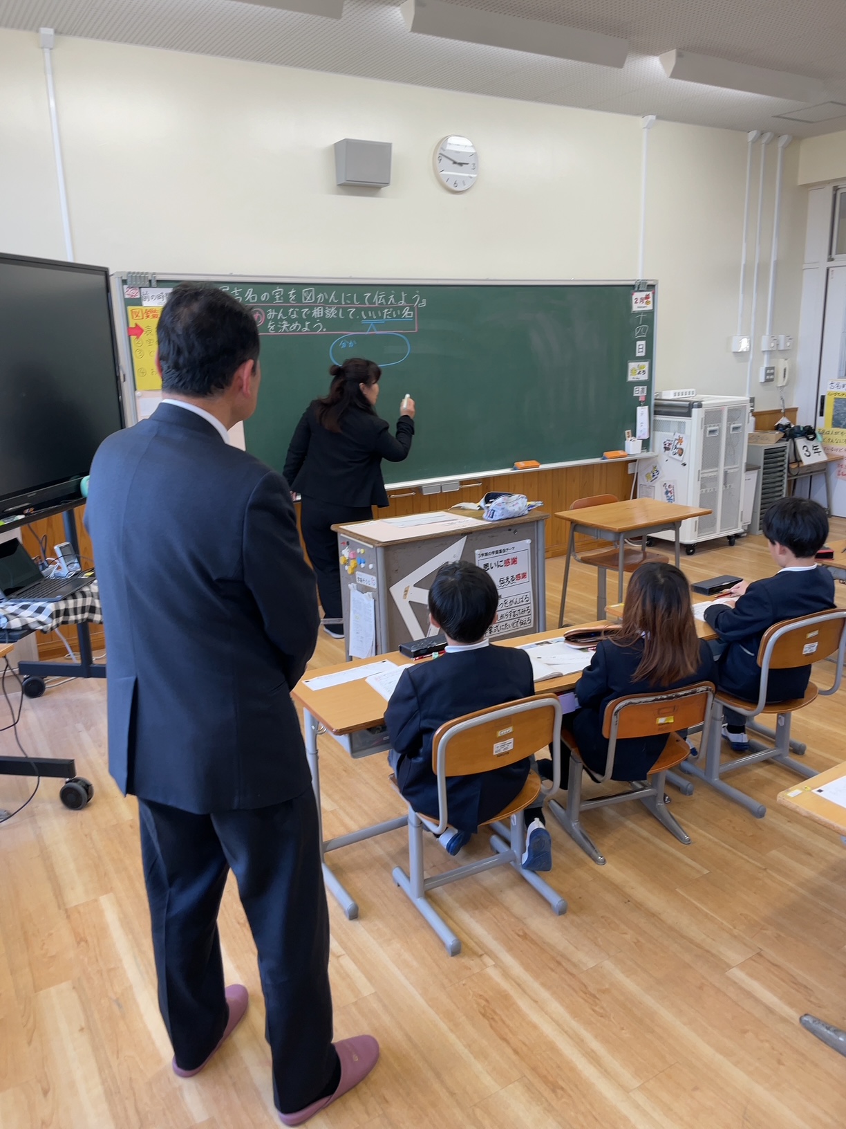 学校訪問のようす３