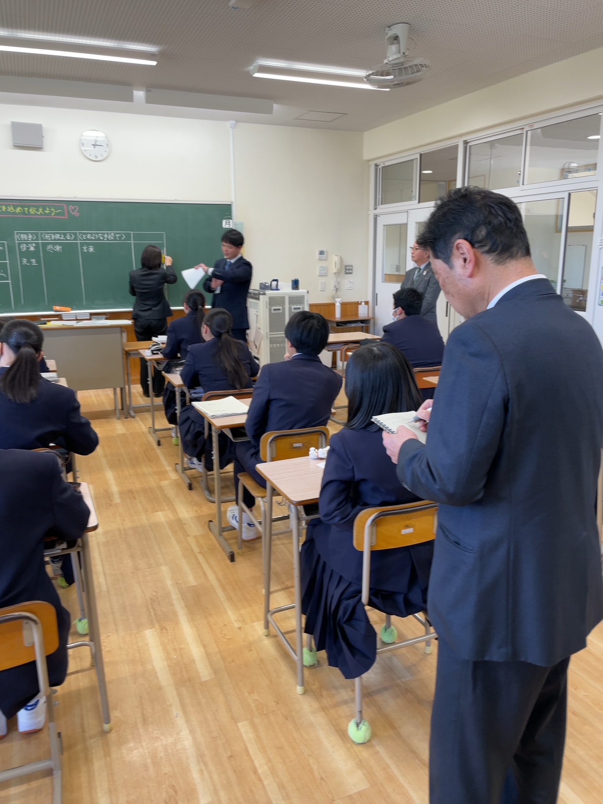 学校訪問のようす４