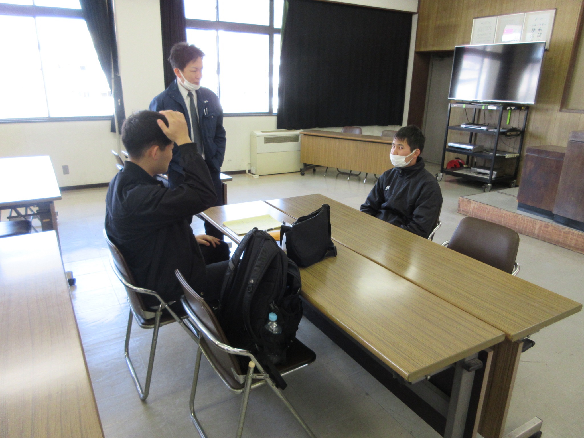 警察官とのフリートーク