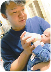 育休写真２　ミルク