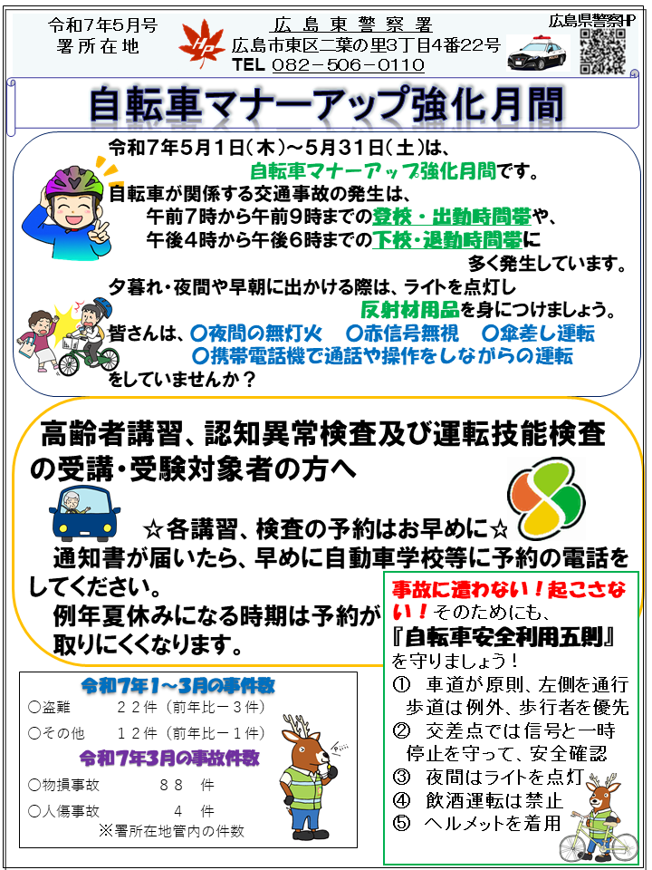 広島東署広報紙