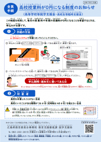 授業料無償化