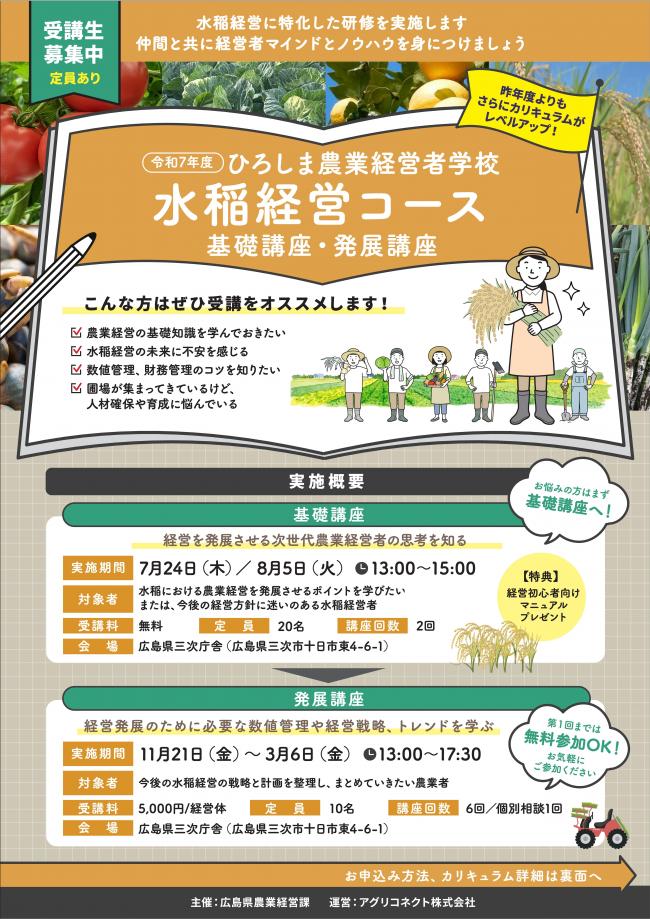 水稲経営コースチラシ1