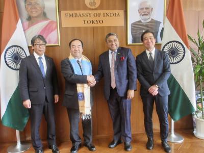 インド大使表敬訪問