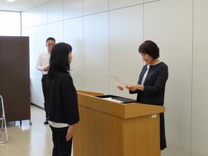 広島県留置施設視察委員会委員任命式