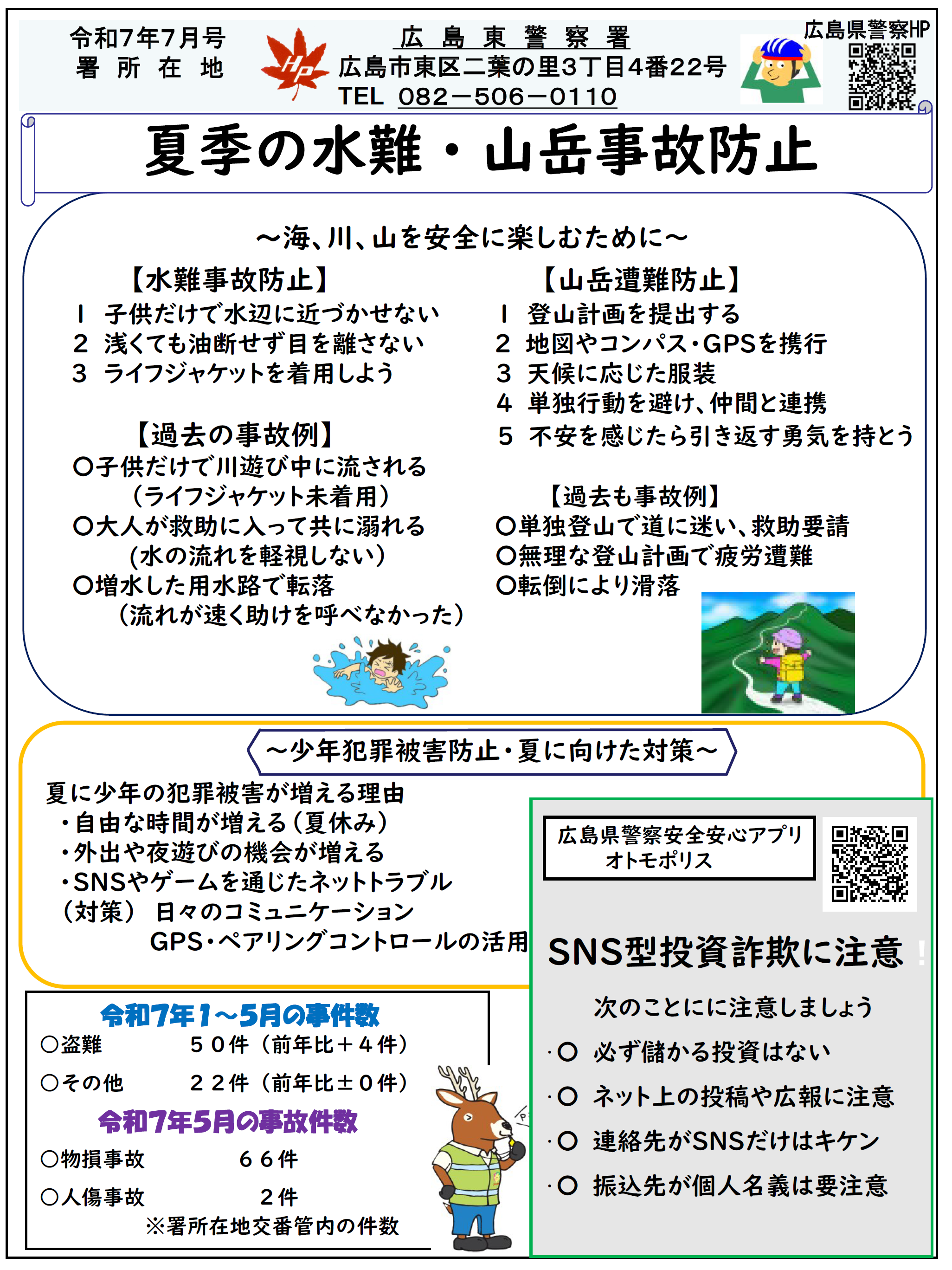 広島東署広報紙