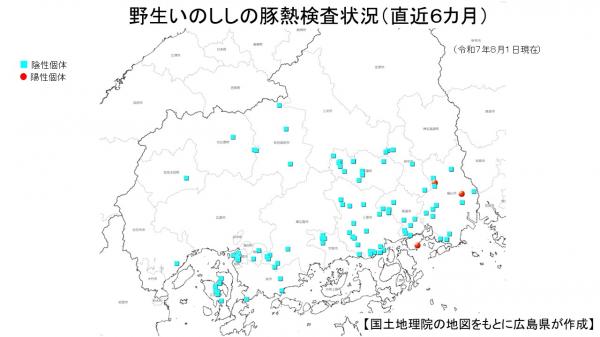 【直近６か月】検査マップ