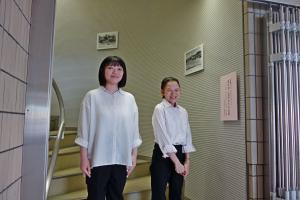 らせん階段展示2
