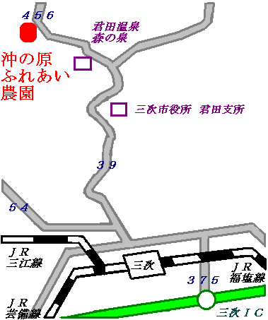 簡易位置図と施設略図