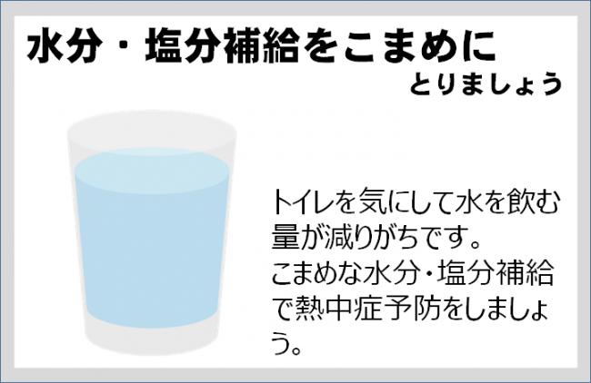 水分塩分補給