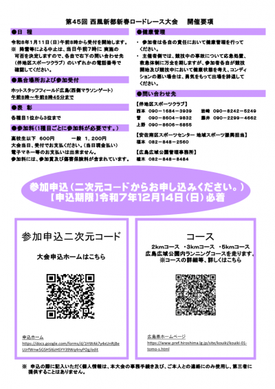 開催要項・申込