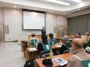 最後のあいさつ