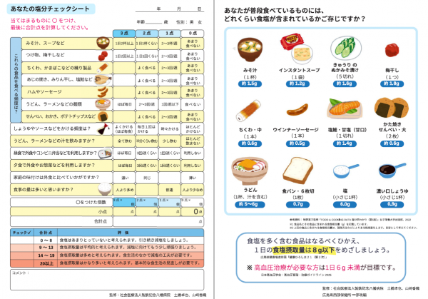 塩分チェックシート（西部改編版2025）