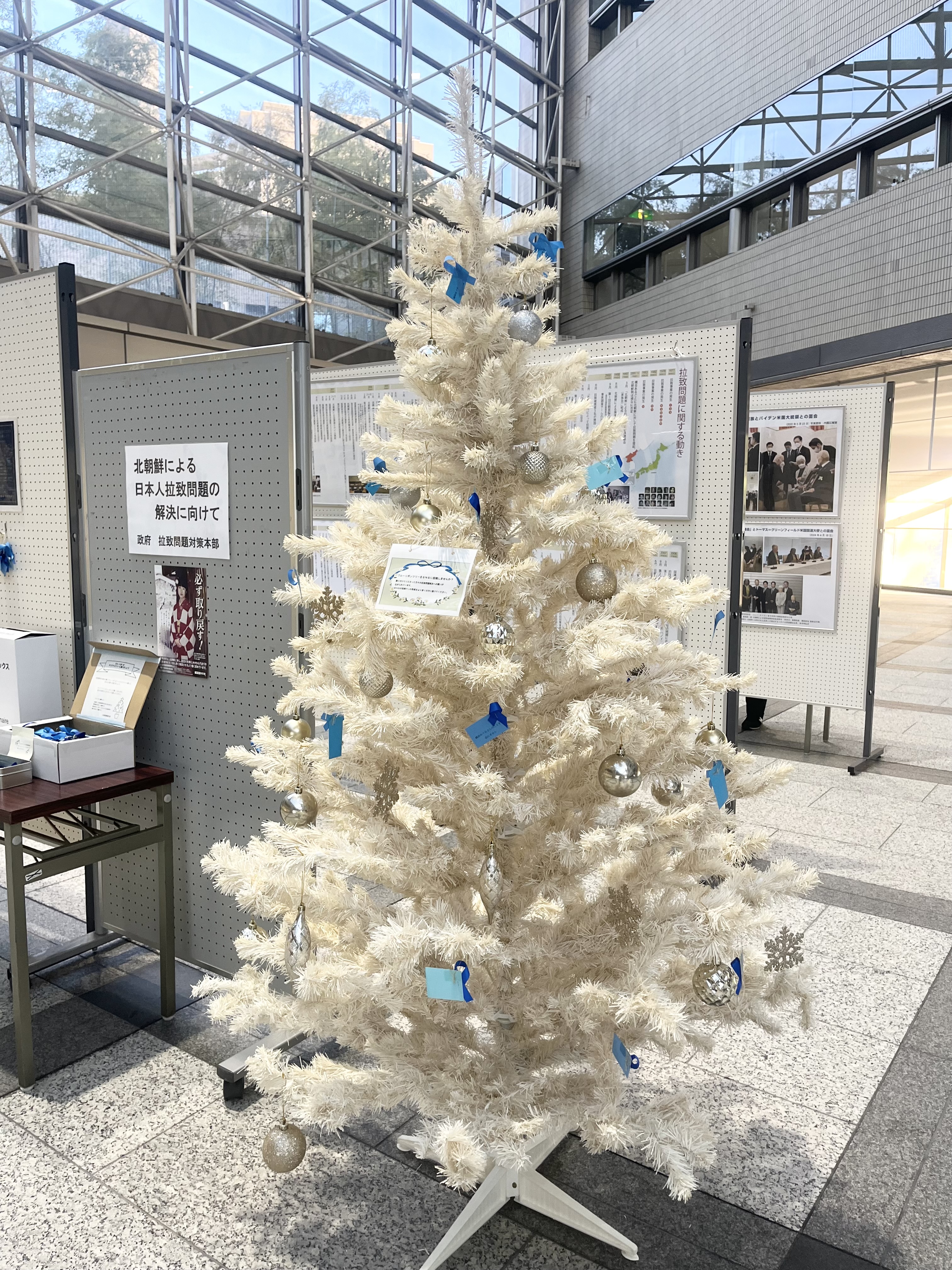 ブルーリボンツリー写真