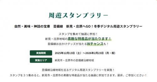 デジタル周遊スタンプラリー（第２期）