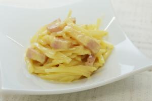 じゃがいものカルボナーラ風の写真